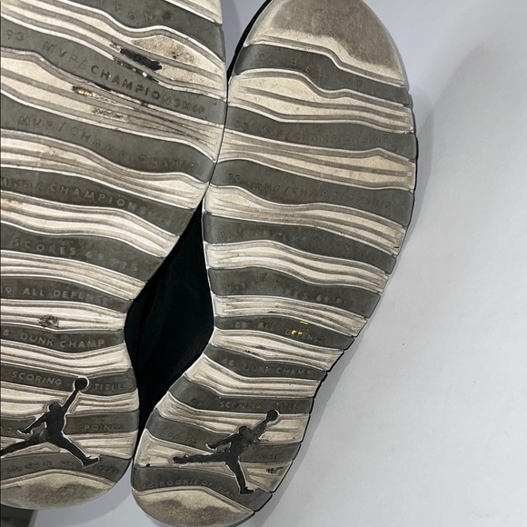 Jordan Black and Gray High-Top Sneakers - Picture 9 of 12